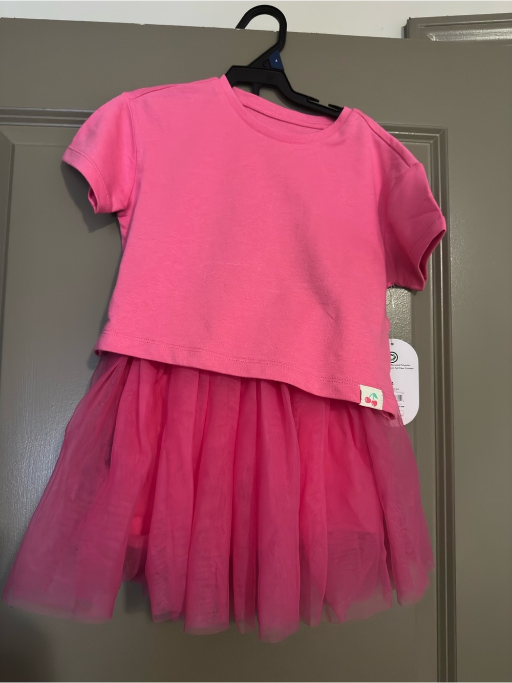 Girls' Pink Tulle Matching Set - Brand: